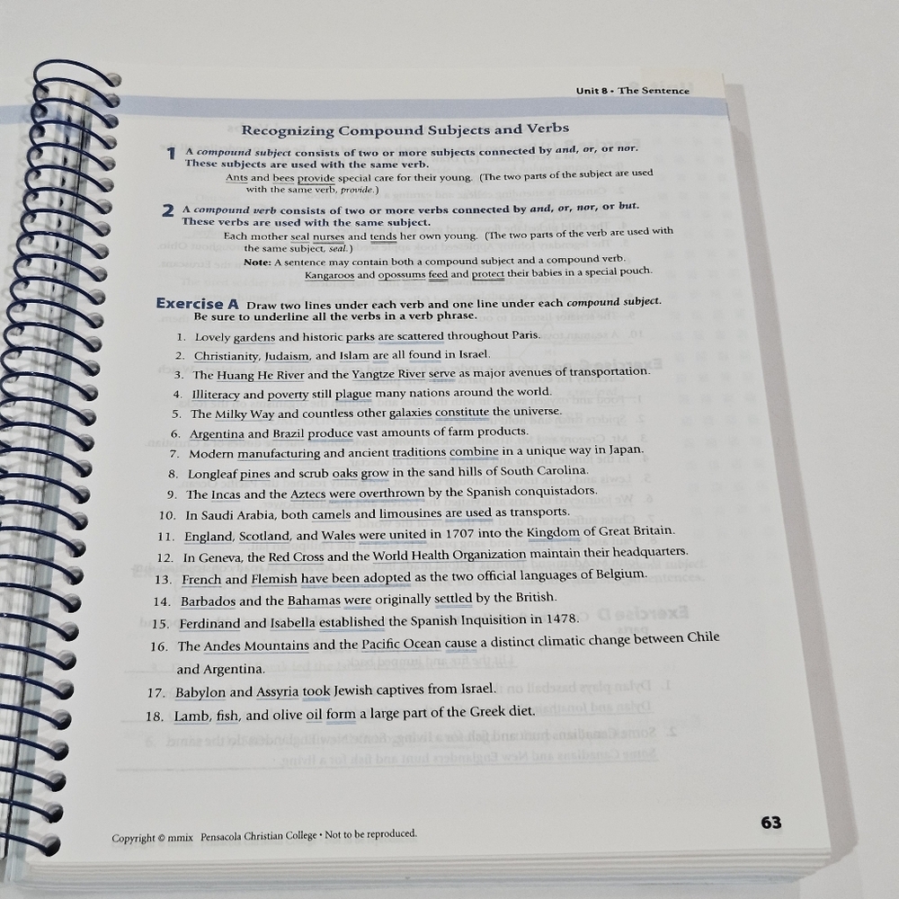 Abeka Grammar & Composition II Fifth Edition Work-Text Teacher Key, GUC - Picture 15 of 16